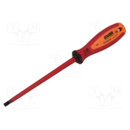 1 pcs x UNIOR - 616441 - Screwdriver, insulated, slot, 6,5x1,2mm, Blade length: 150mm
