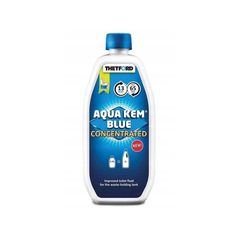 Liquid chemical toilet cleaner Aquakemblue 0 7