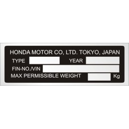 High quality nameplate for any brand