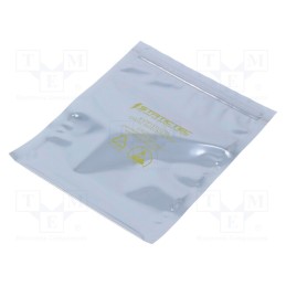 1 pcg x STATICTEC - STP15076127 - Protection bag, ESD, L: 127mm, W: 76mm, Thk: 76um, 100pcs, &lt,100GΩ