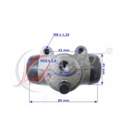 The brake cylinder is working at the front with a siren