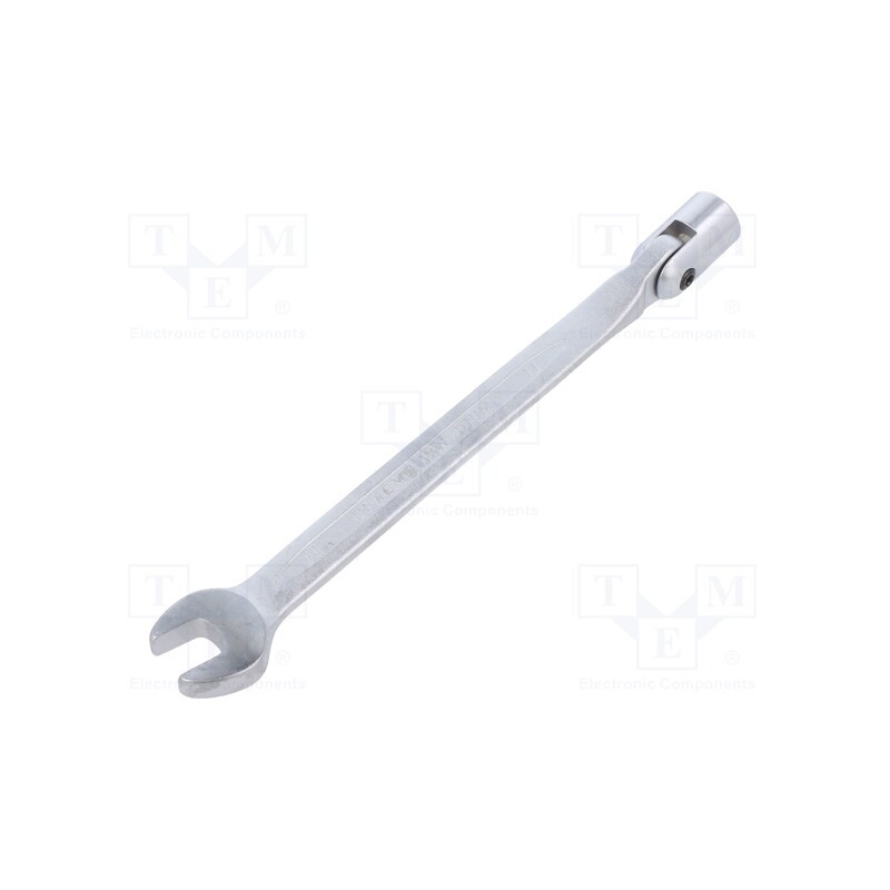 1 pcs x KING TONY - 1020-11 - Wrench, combination swivel head socket,with joint, L: 188mm
