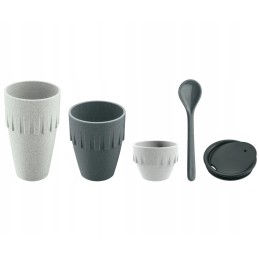 Koziol my coffee gray coffee mug set
