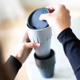 Koziol my coffee gray coffee mug set