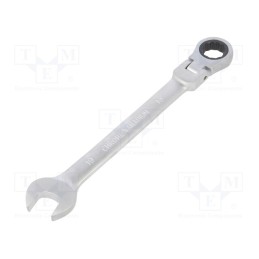 1 pcs x PG TOOLS - PGT098 - Wrench, combination spanner,with ratchet,with joint, 19mm