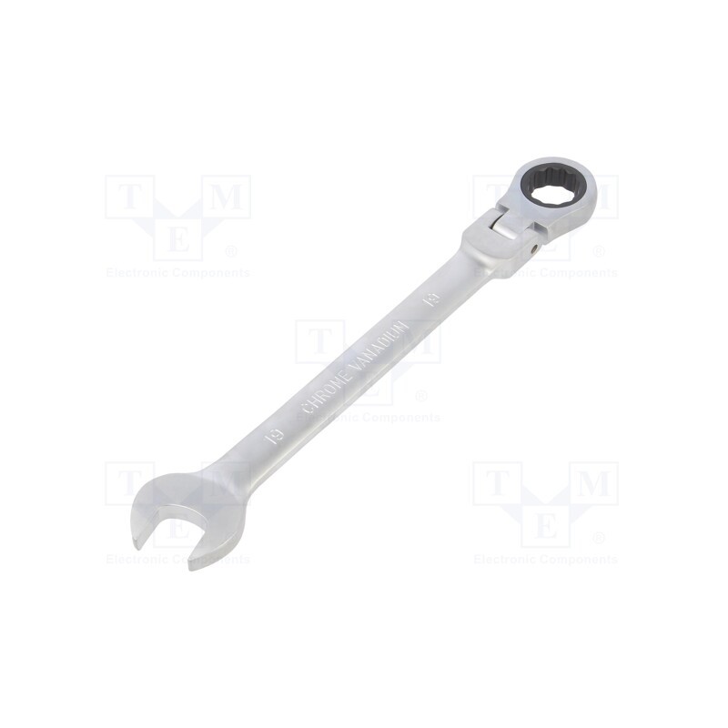1 pcs x PG TOOLS - PGT098 - Wrench, combination spanner,with ratchet,with joint, 19mm