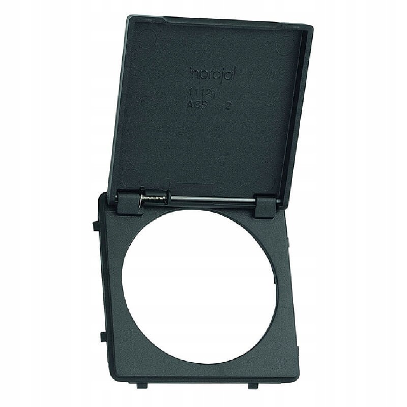 Cover for a round camper electrical socket