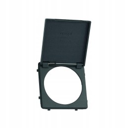 Cover for a round camper electrical socket