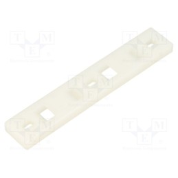 100 pcs x PANDUIT - MTP2H-E6-C - Holder, screw, polyamide, UL94V-2, natural, Ht: 5.2mm, L: 91.2mm