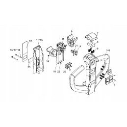Lift button for electric trolley ept15 li