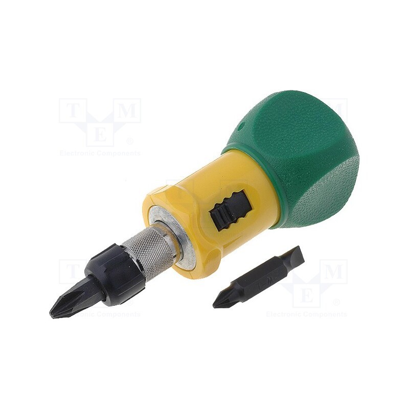 1 set x ENGINEER - DR-03 - Kit: screwdrivers, Phillips,slot, 95mm, Size: PH1,PH2,SL 4,5,SL 6