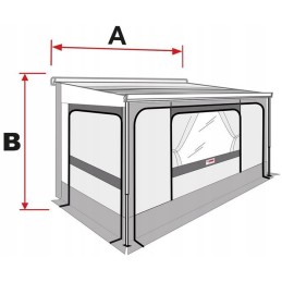 Privacy ultra light 400 fiamma awning roller shutter casing in WA