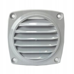 PVC ventilation grille 85x85mm gray