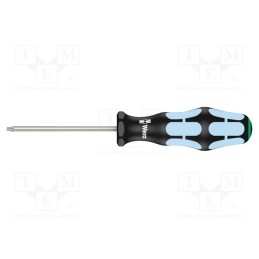 1 pcs x WERA - 5032053001 - Screwdriver, Torx®, TX15, Blade length: 80mm, Overall len: 178mm