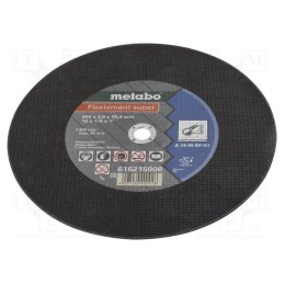 1 pcs x METABO - 616215000 - Cutting wheel, Ø: 400mm, Øhole: 25.4mm, Disc thick: 3mm, steel