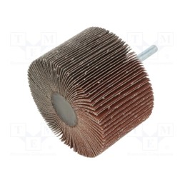 1 pcs x PG PROFESSIONAL - RG.104 - Wheel, Granularity: 120, Mounting: rod 6mm, with lever, Ø80x50mm