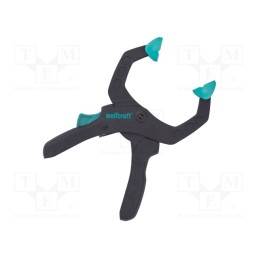 1 pcs x WOLFCRAFT - 3616000 - Universal clamp, with clamping jaws, max.60mm, FZR