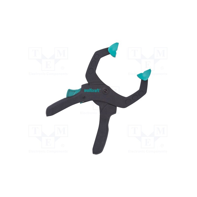 1 pcs x WOLFCRAFT - 3616000 - Universal clamp, with clamping jaws, max.60mm, FZR