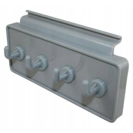 External hanger for the side strip of the Haba trailer