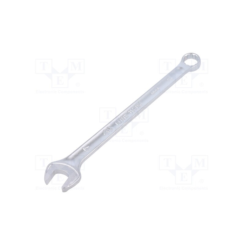 1 pcs x KING TONY - 1061-17 - Wrench, combination spanner, 17mm, Chrom-vanadium steel, long