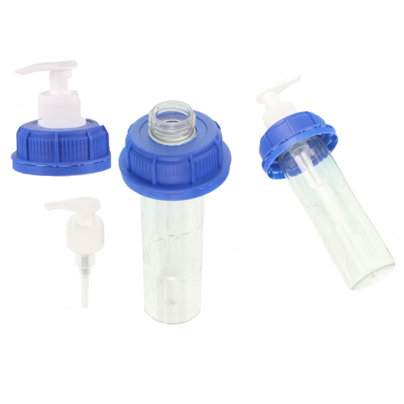 150ml soap dispenser for a wide container