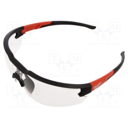 1 pcs x Milwaukee - 4932471881 - Safety spectacles, Lens: transparent