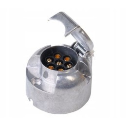 12v 7 pin metal trailer hitch socket
