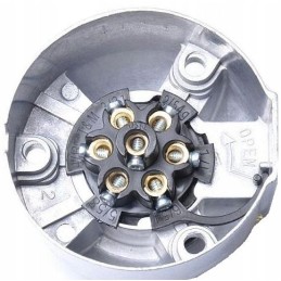 12v 7 pin metal trailer hitch socket