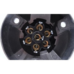 12v 7 pin metal trailer hitch socket