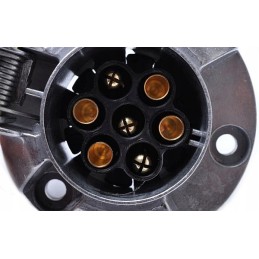 12v 7 pin metal trailer hitch socket
