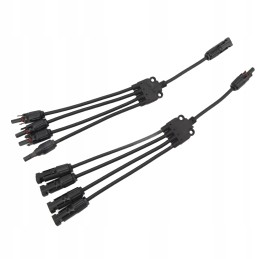Solar connectors, branch 1 to 4 cable