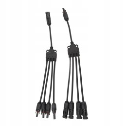 Solar connectors, branch 1 to 4 cable