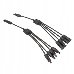 Solar connectors, branch 1 to 4 cable