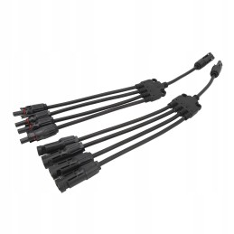 Solar connectors, branch 1 to 4 cable
