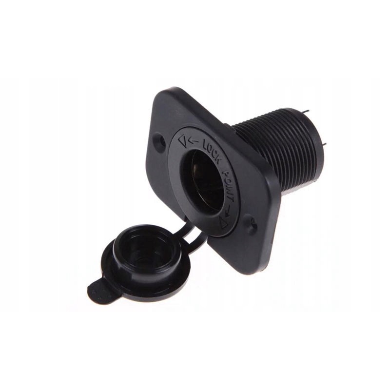 Cigarette lighter socket 12 24v for wall mounting
