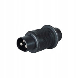 Socket plug 12v 3 pin brass pins