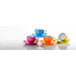 Melamine espresso cup spectrum orange b