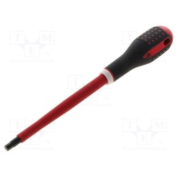 1 pcs x BAHCO - BE-8706S - Screwdriver, insulated, hex key, HEX 6mm, Blade length: 100mm