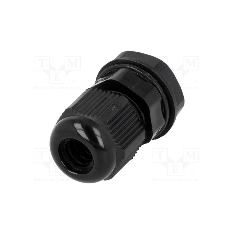1 pcs x KSS WIRING - AGR12 - Cable gland, M12, 1.25, IP68, polyamide, black, UL94V-2, 12.1mm