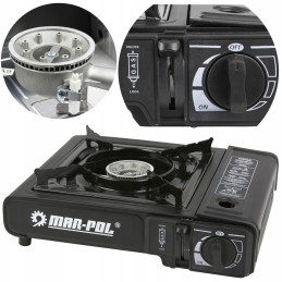 Piezo ignition 2500 gas stove, portable case