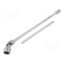 1 pcs x PG TOOLS - PGT206 - Wrench, socket spanner,with joint, HEX 17mm, Kind of handle: T