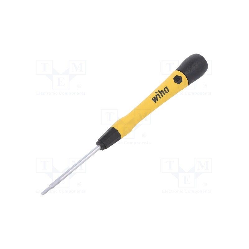 1 pcs x WIHA - 43683 - Screwdriver, hex key, precision, HEX 2mm, ESD, PicoFinish® ESD