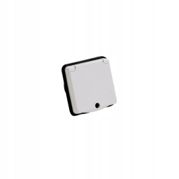 Hermetic external socket, 230v schuko output, without