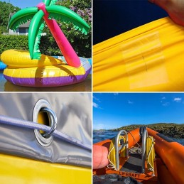 Lata latka material for repairing the vestibule of a PVC pontoon