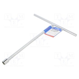 1 pcs x KING TONY - 118510M - Wrench, socket spanner, 10mm, Chrom-vanadium steel, L: 250mm