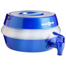 Blue Pearl Brunner foldable container with tap
