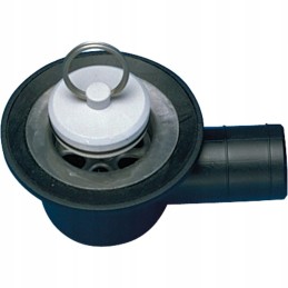 Sink drain at an angle for a 25mm hose