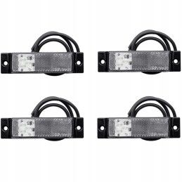 Set of 4x LED marker lamps with horpol reflector
