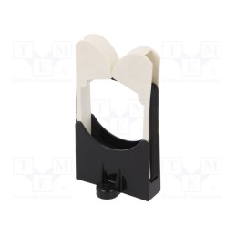 1 pcs x PANDUIT - RER1.25-S6-X - Screw mounted clamp, ØBundle : 31.8mm, polyamide, black, W: 30mm