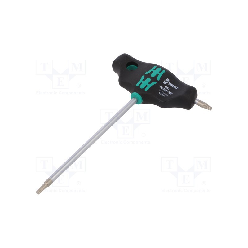 1 pcs x WERA - 5023371001 - Screwdriver, Torx®, TX10, with holding function, 400